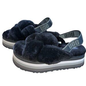 UGG | Disco Knot Sandal | Black | Womens 9